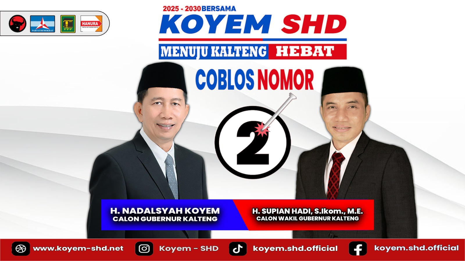 Pilih Nomor 2 Sebagai Pasangan Calon Gubernur Dan Wakil Gubernur